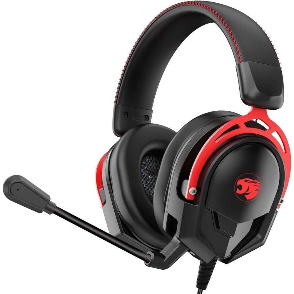 Gaming Headset, 280g Ultra-Light, Woven Adjustable Headband, Stereo Wired Noise